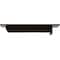 Ekena Millwork Heaton Hidden Support Steel Bracket w/ 8" Support Depth, Antiqued Brass 3"W x 12"D x 2"H BKTM03X12X02HEABS - alternate 8
